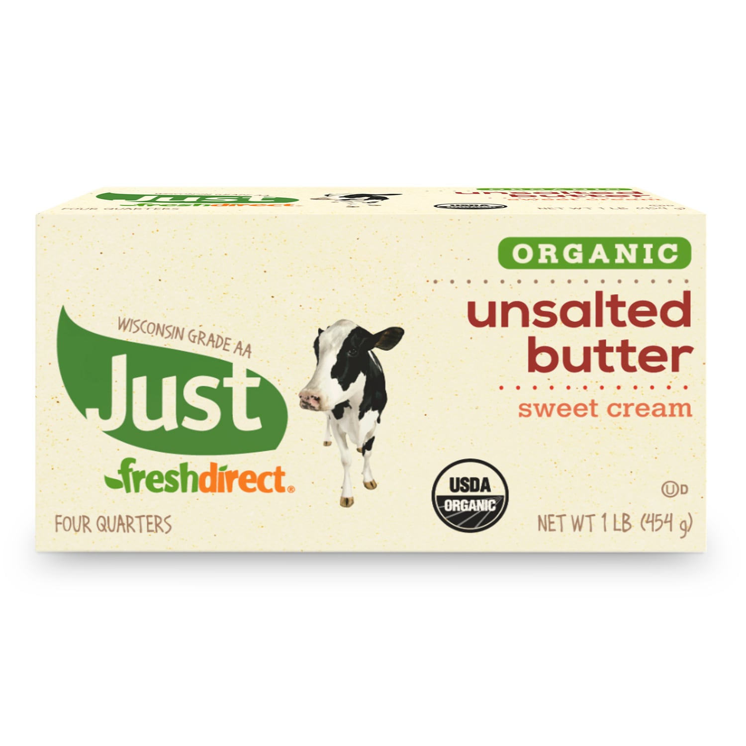 Just FreshDirect Organic Unsalted Butter