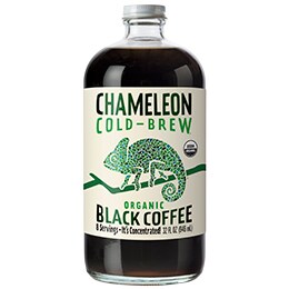 Chameleon Cold-Brew Organic Coffee Concentrate, Black, Glass Bottle
