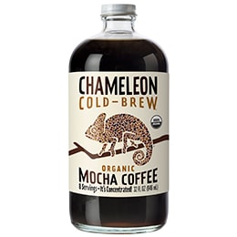 Chameleon Cold-Brew Organic Coffee Concentrate, Mocha, Glass Bottle