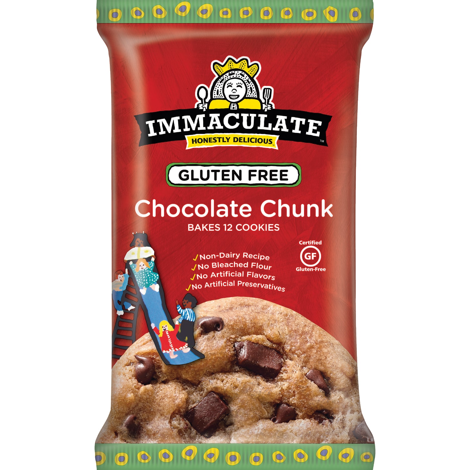 Immaculate Baking Company Gluten Free Cookie Dough, Chocolate Chunk