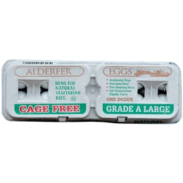 Alderfer Eggs Cage-Free Grade A Large White Eggs, Dozen