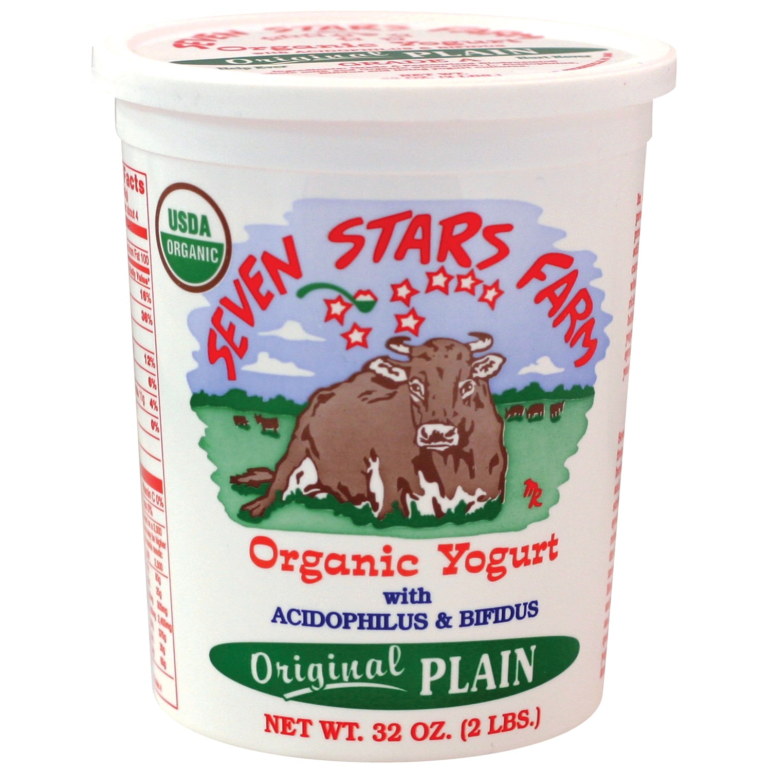Seven Stars Farm Original Organic Yogurt, Plain