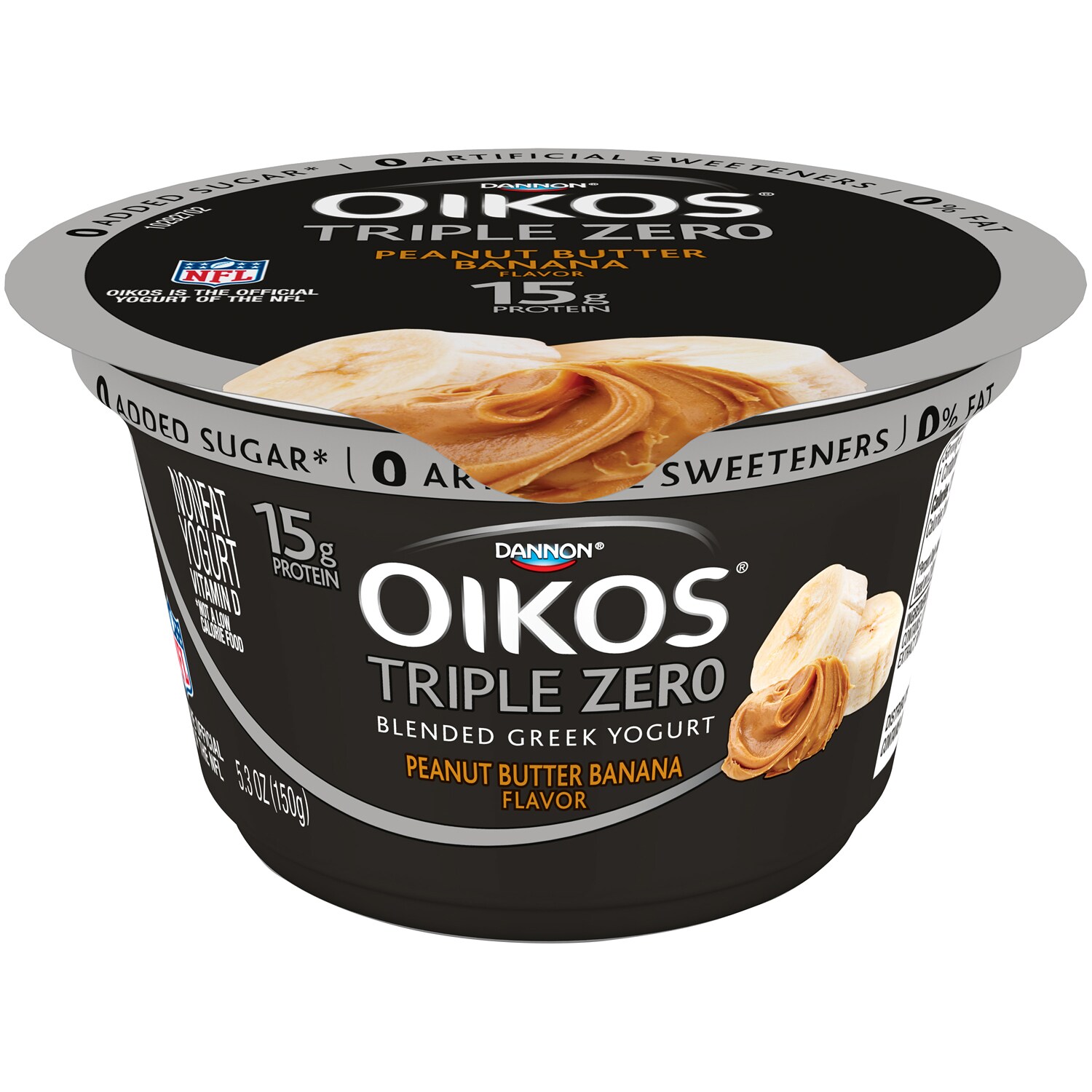 Oikos Triple Zero Peanut Butter Banana Review Banana Poster