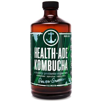 Order Health Ade Kombucha Power Greens Glass Bottle Fast Delivery