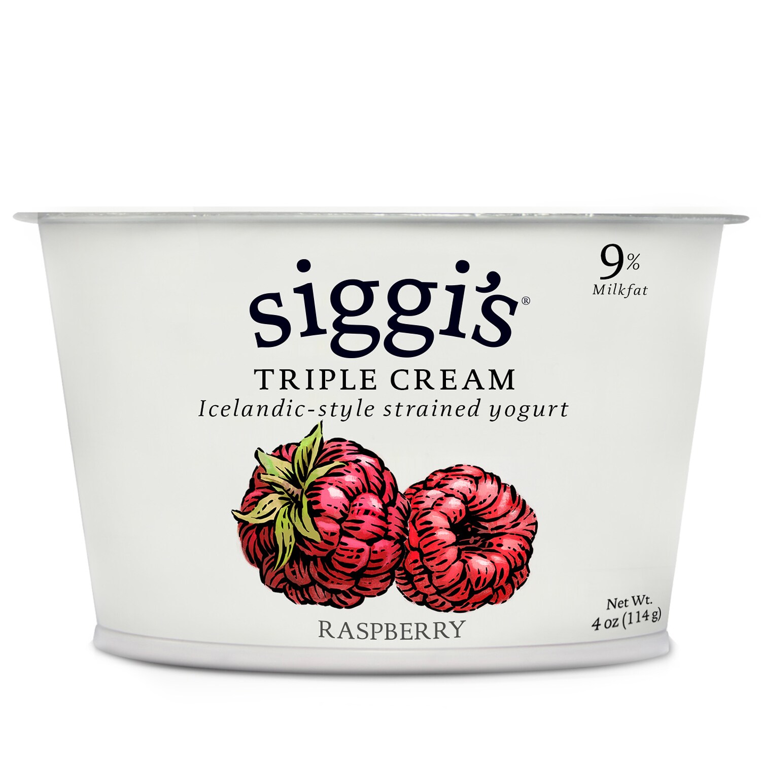 Siggi's Skyr Icelandic-Style Strained Triple Cream Yogurt, Raspberry