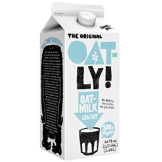 Oatly Low-Fat Oatmilk, Carton