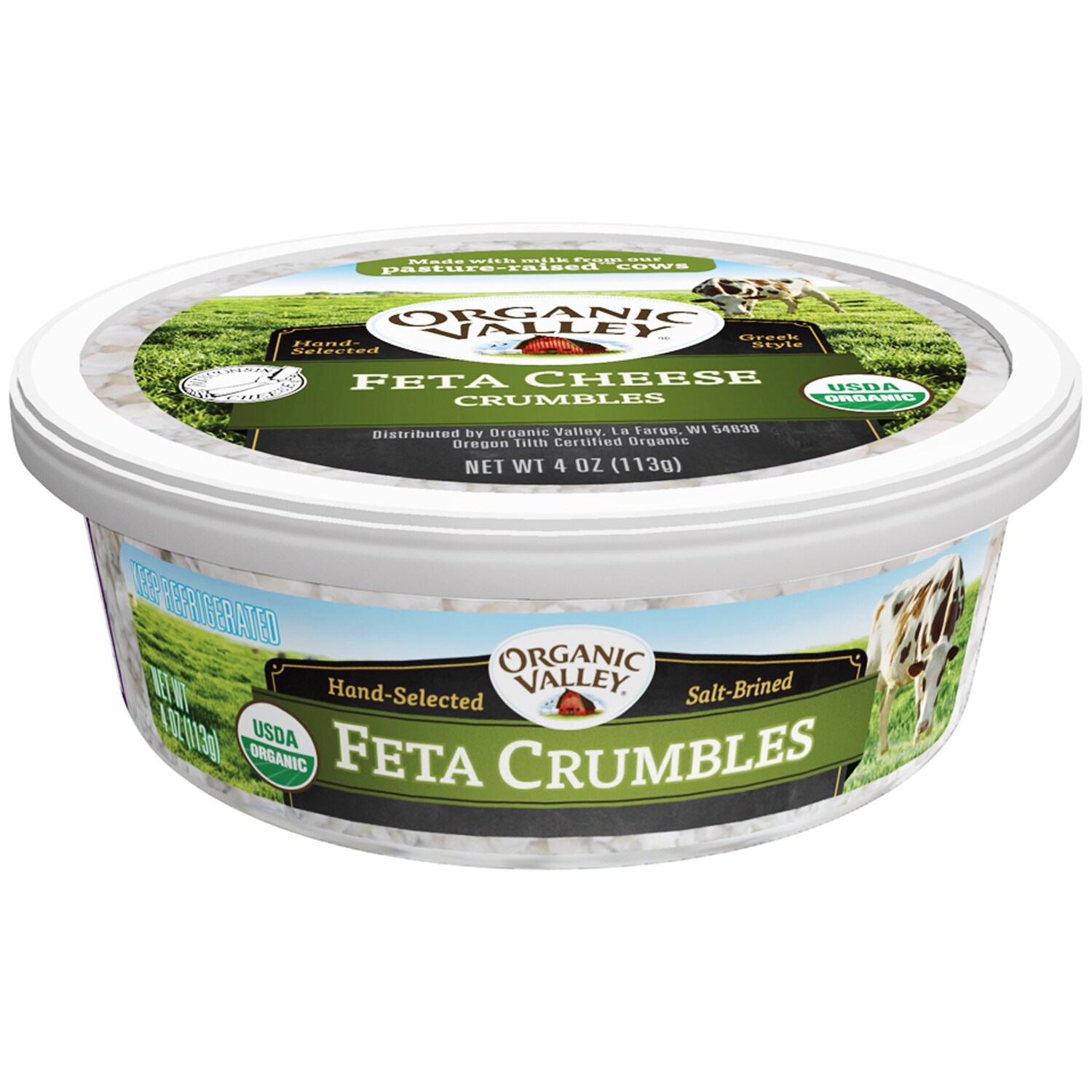 Organic Valley Feta Cheese Crumbles