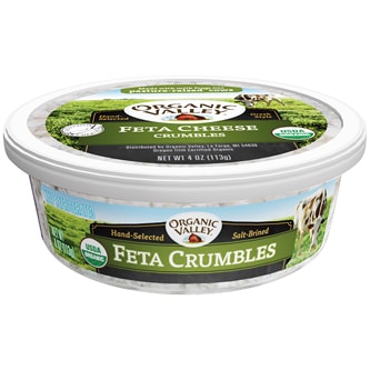 Organic Valley Feta Cheese Crumbles