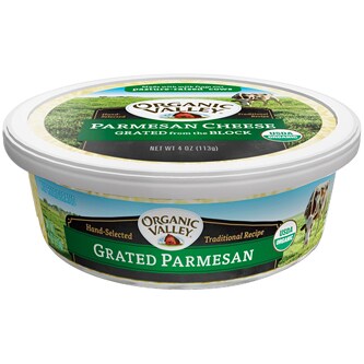 Organic Valley Grated Parmesan Cheese