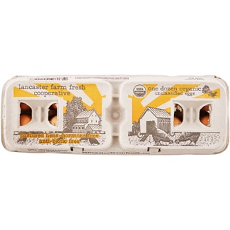 Lancaster Farm Fresh Cooperative Organic Eggs, Dozen