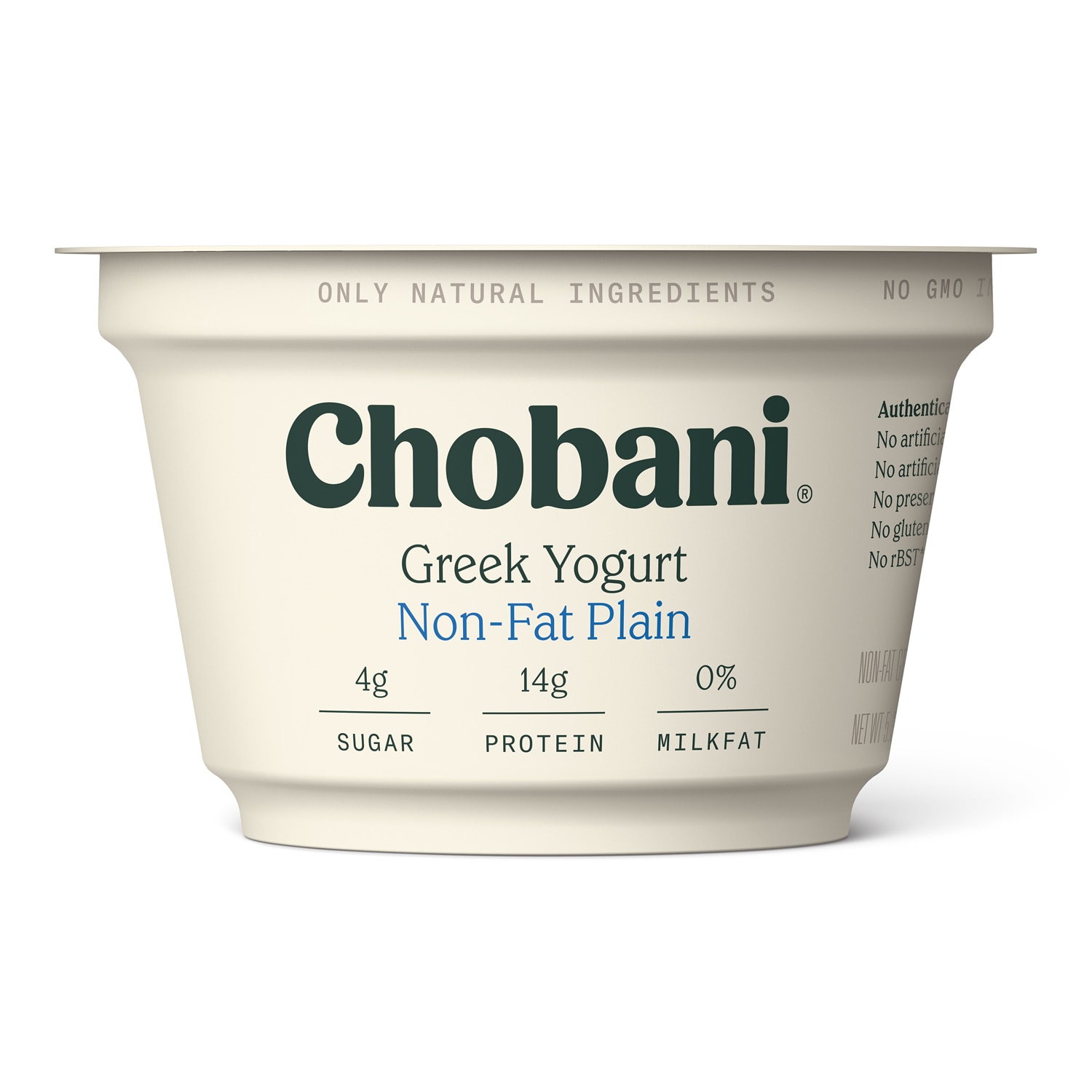 Chobani Non-Fat Greek Yogurt, Plain