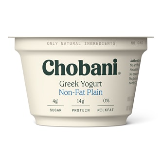 Chobani Non-Fat Greek Yogurt, Plain