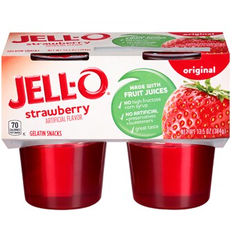 Jell-O Gelatin Snacks, Strawberry