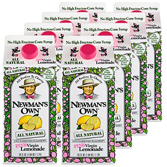Newman's Own Pink Virgin Lemonade, Cartons