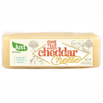 Just FreshDirect Local Cheddar Cheese, 1 Year Aged