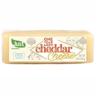 Just FreshDirect Local Cheddar Cheese, 1 Year Aged