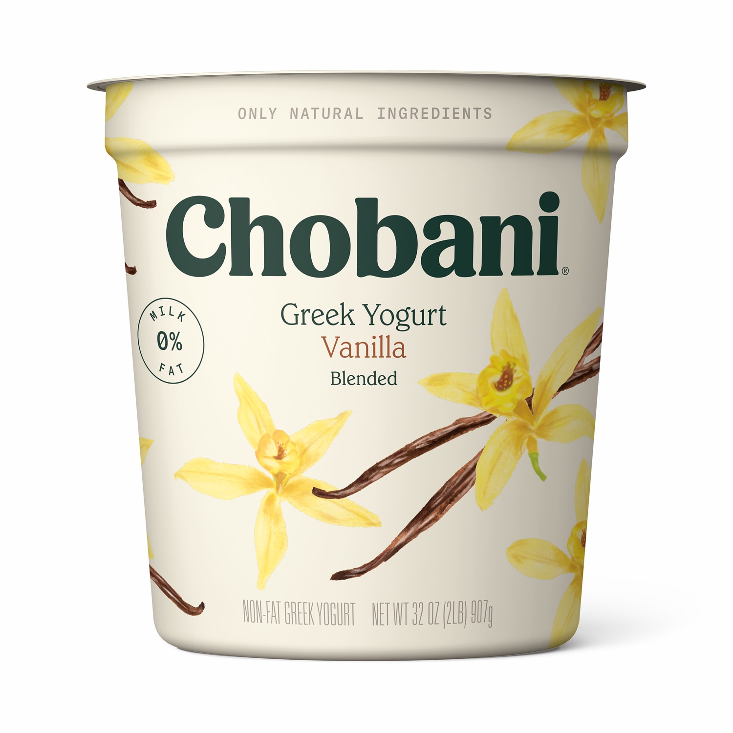 Chobani Non-Fat Greek Yogurt, Vanilla Blended