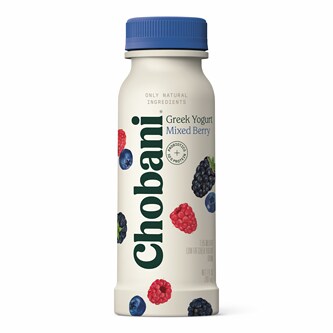 Chobani Low-Fat Greek Yogurt Drink, Mixed Berry