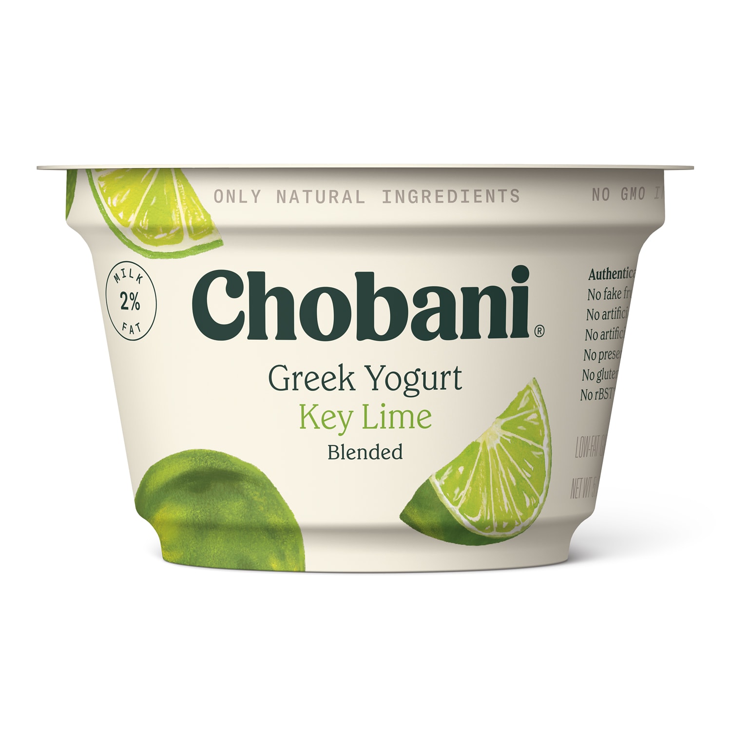 Chobani Low-Fat Greek Yogurt, Key Lime Blended