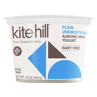 Kite Hill Artisan Almond Milk Yogurt, Plain Unsweetened
