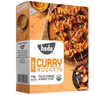 Hodo Foods Organic Tofu Nuggets, Thai Curry