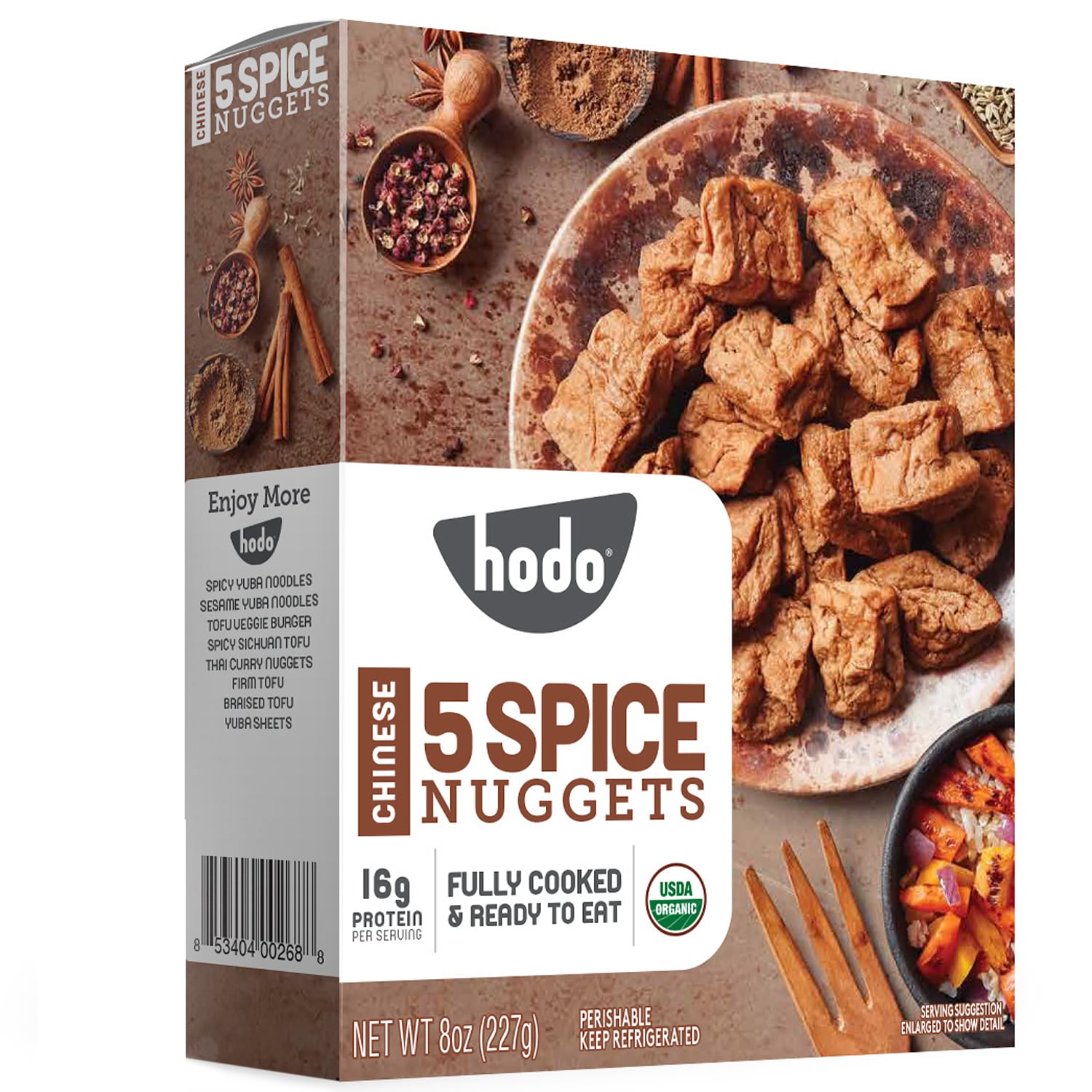 Hodo Foods Organic Tofu Nuggets, Chinese 5 Spice