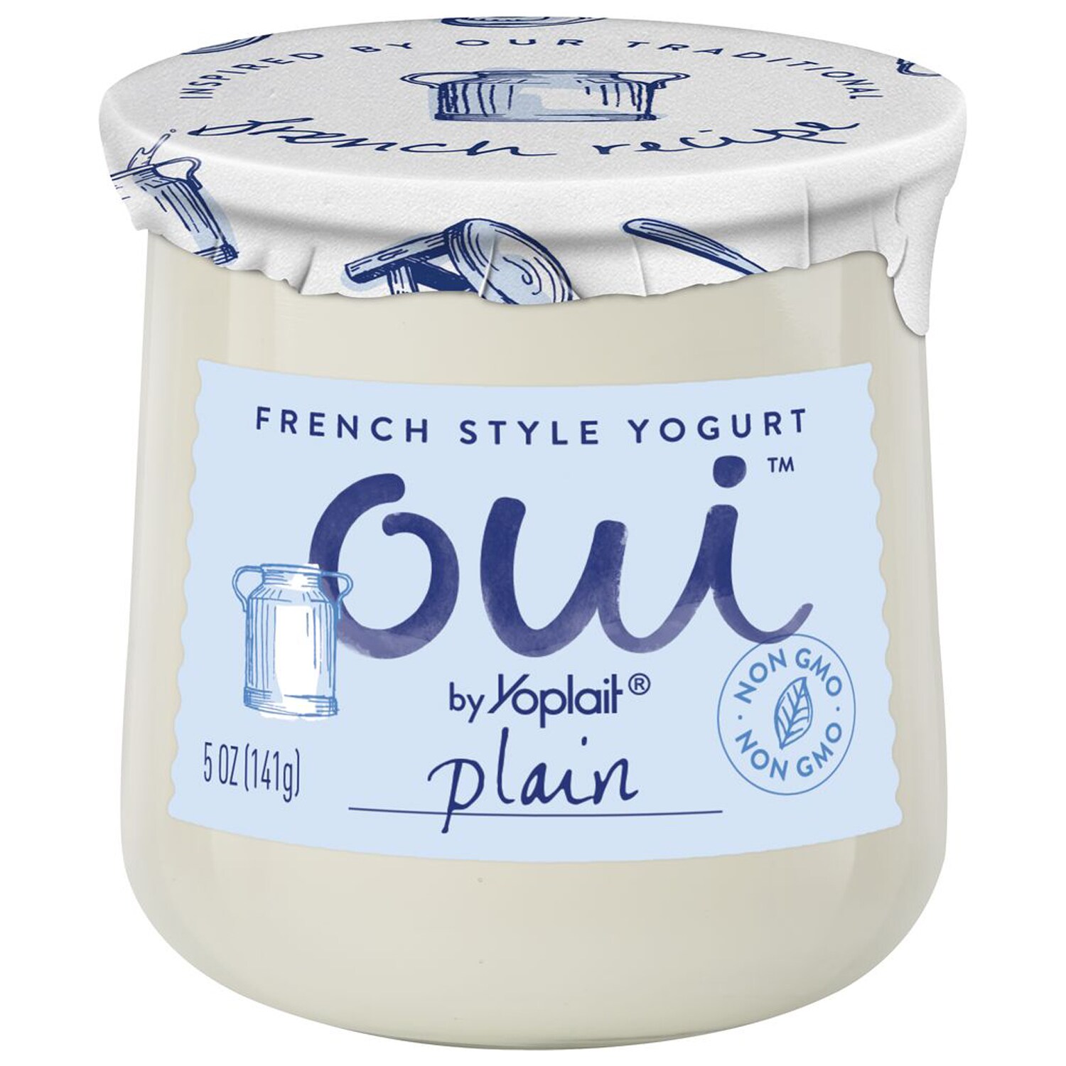 Oui by Yoplait French Style Yogurt, Plain