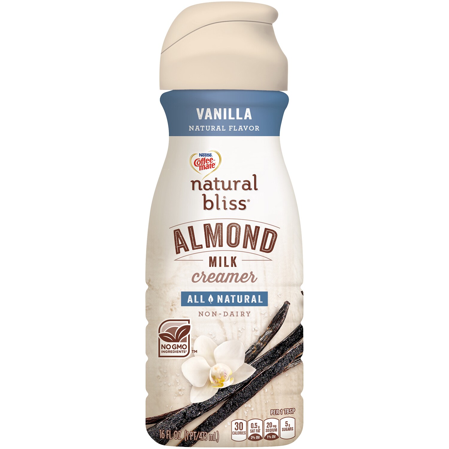 Coffee-Mate Non-Dairy Natural Bliss Coffee Creamer, Vanilla