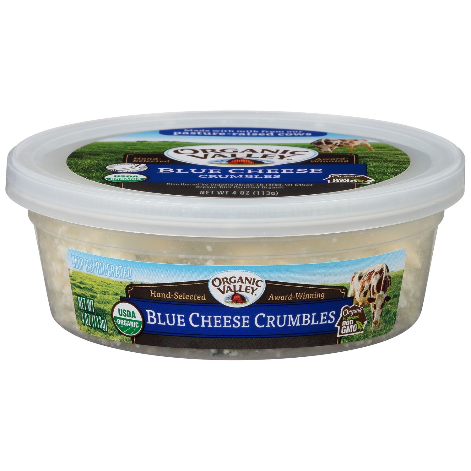 Organic Valley Blue Cheese Crumbles