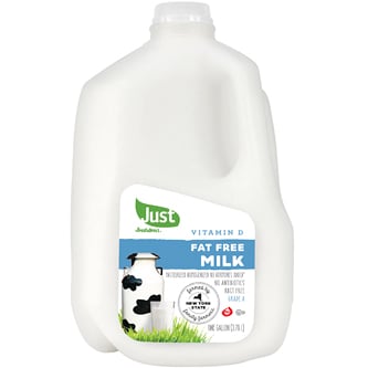 Just FreshDirect Fat Free Milk, Plastic Bottle