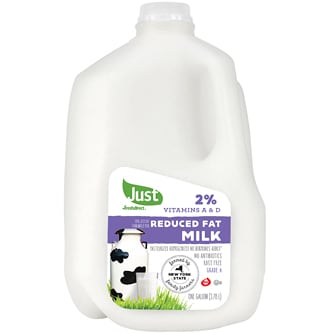 Just FreshDirect 2% Reduced Fat Milk, Plastic Bottle