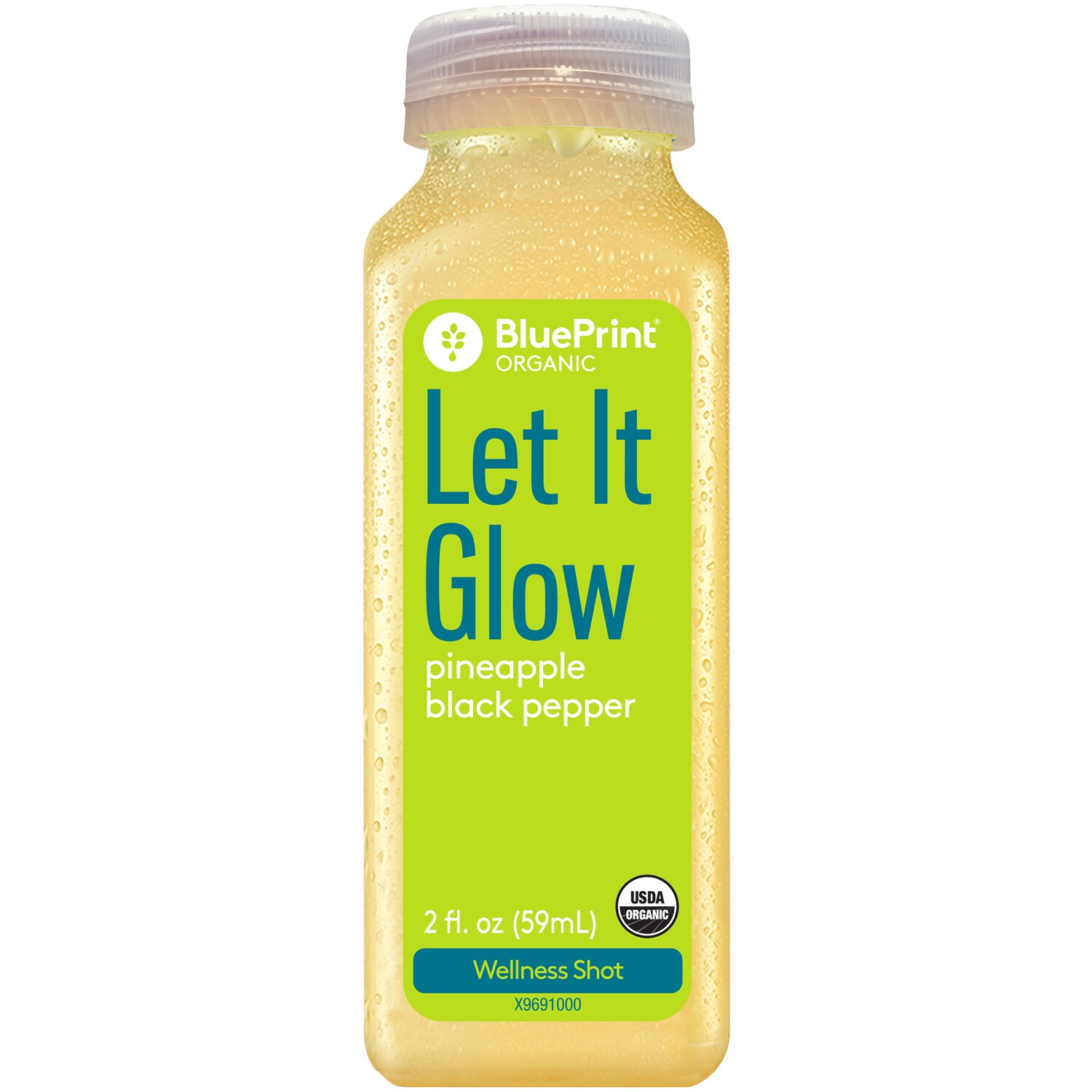 BluePrint Organic Wellness Shot, Let It Glow, Plastic Bottle