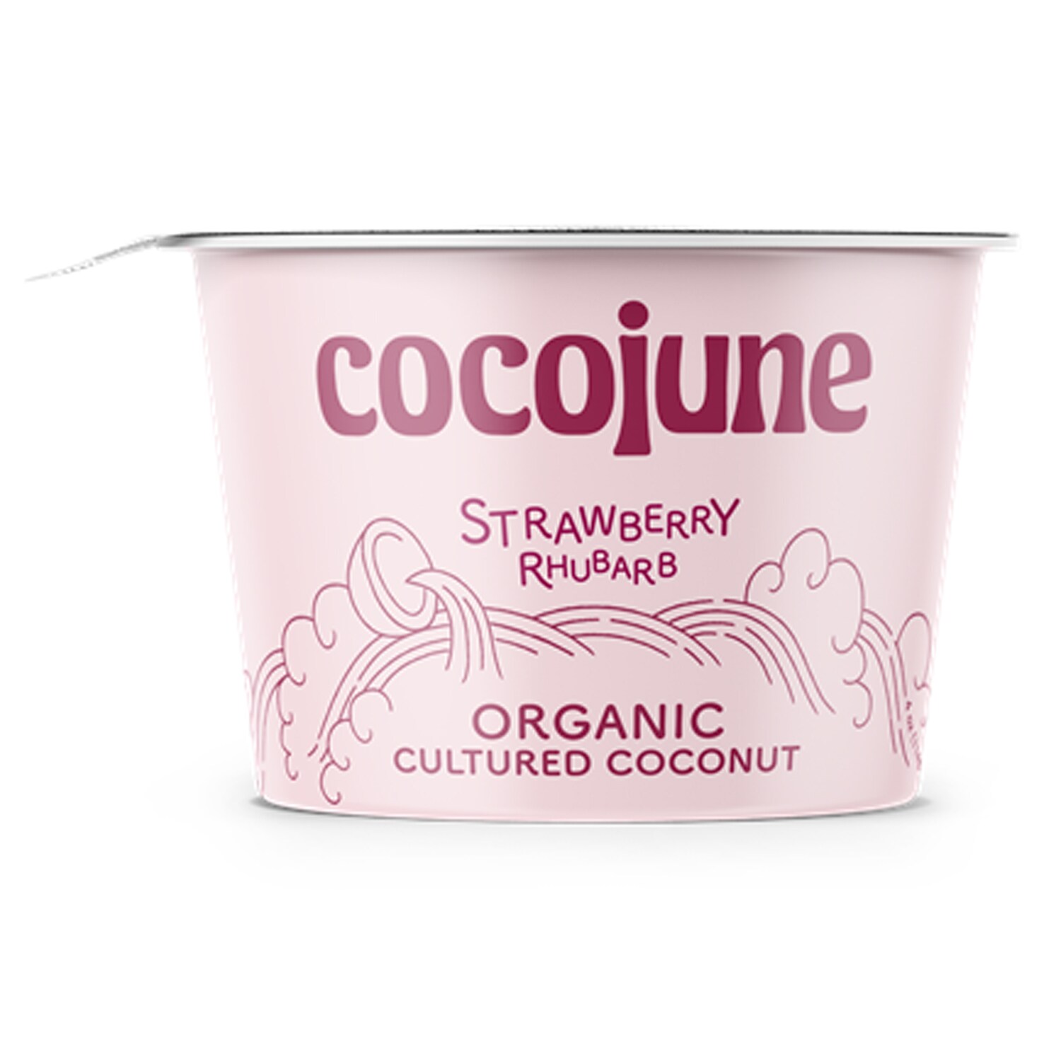 Order Cocojune Organic Cultured Coconut Yogurt, Strawberry Rhubarb