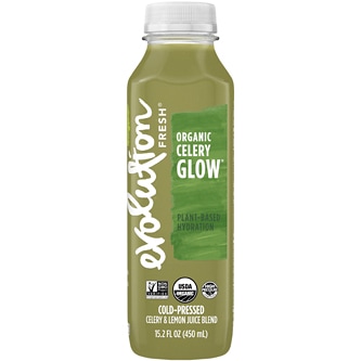 Evolution Fresh Cold-Pressed Juice Blend, Organic Celery Glow, Plastic Bottle
