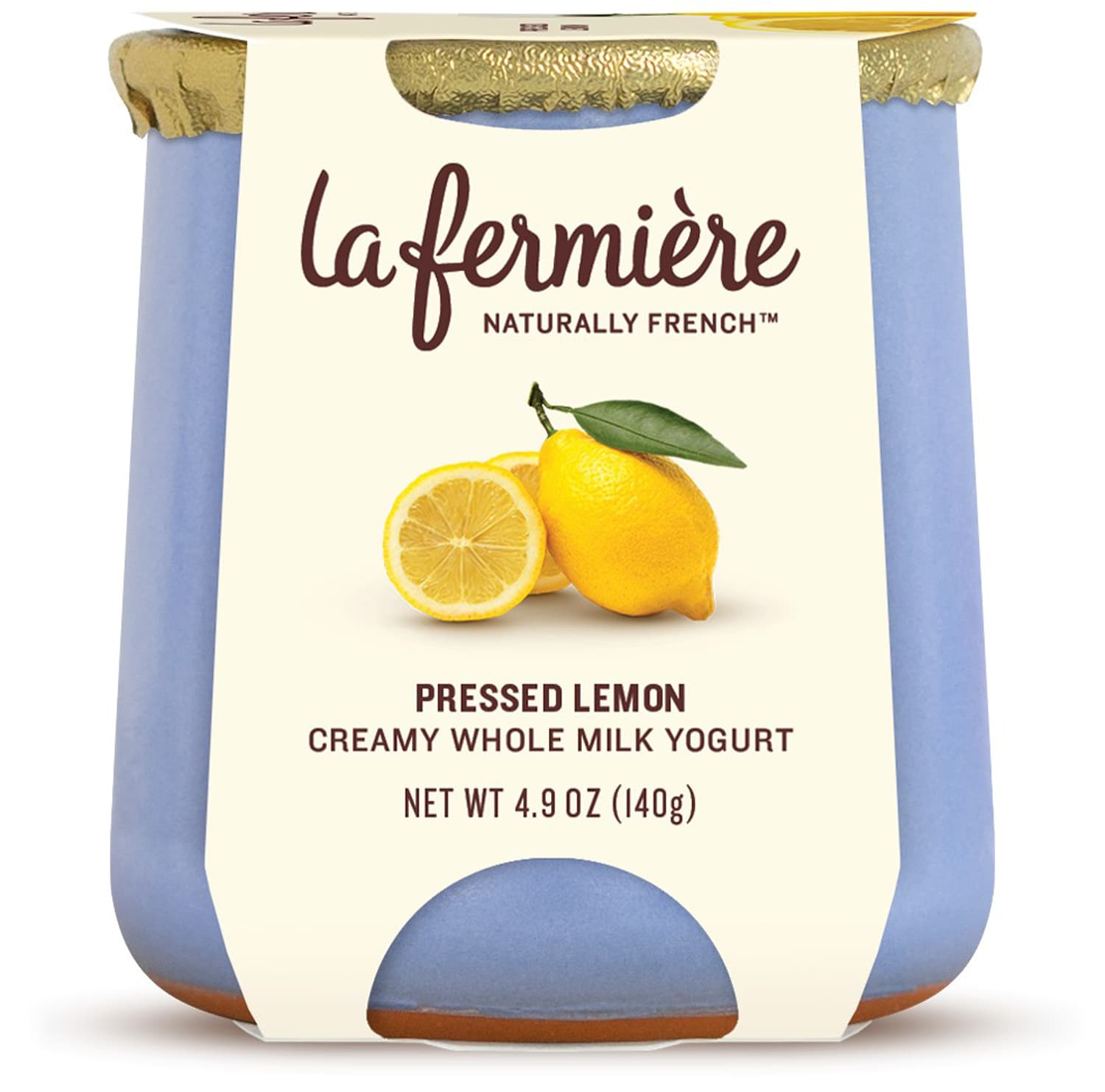 La Fermière Creamy Whole Milk Yogurt, Pressed Lemon