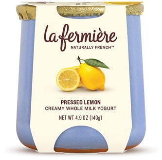 La Fermière Creamy Whole Milk Yogurt, Pressed Lemon