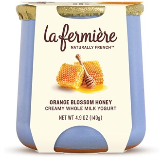 La Fermière Creamy Whole Milk Yogurt, Orange Blossom Honey