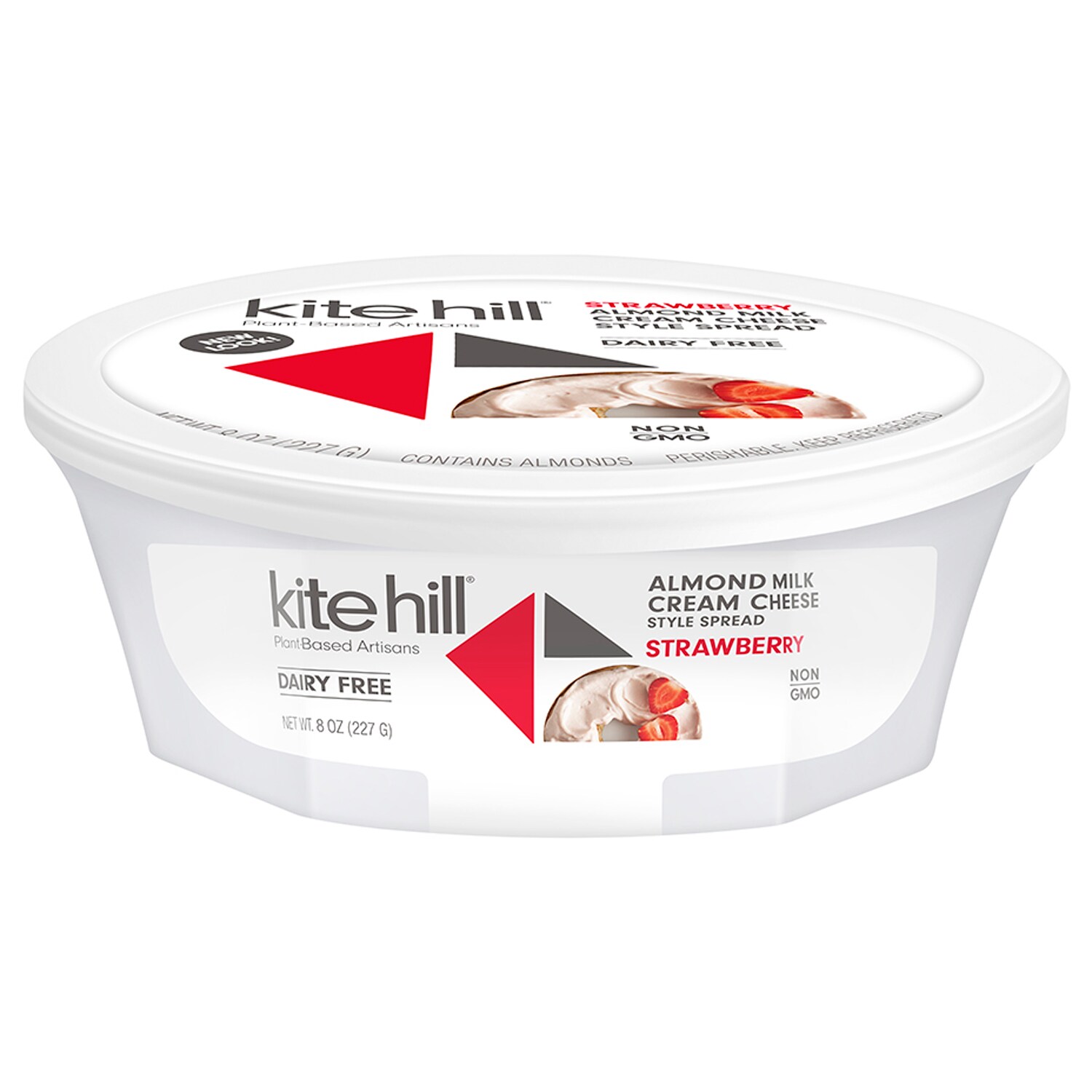 Kite Hill Almond Milk Cream Cheese Style Spread, Strawberry