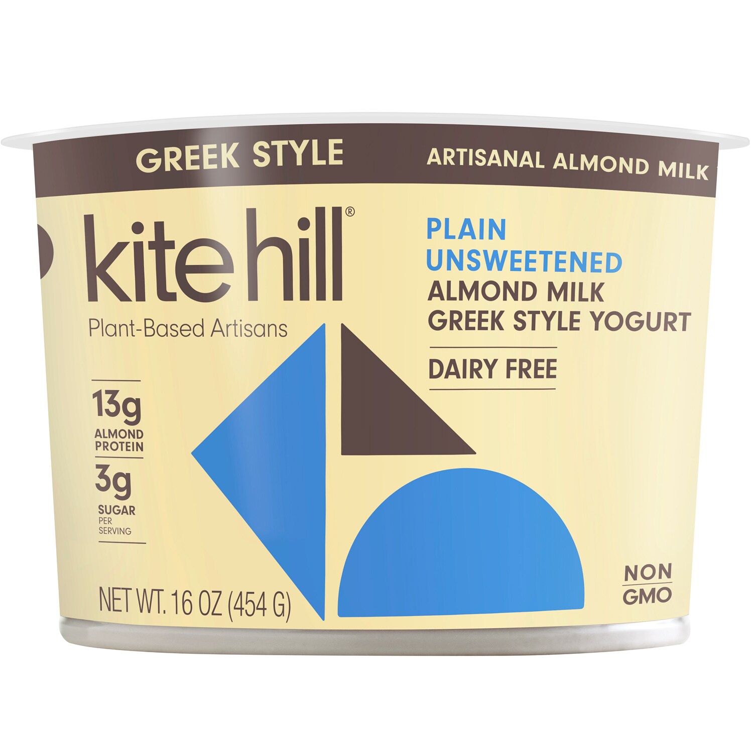 Kite Hill GreekStyle Artisan Almond Milk Yogurt, Plain FreshDirect
