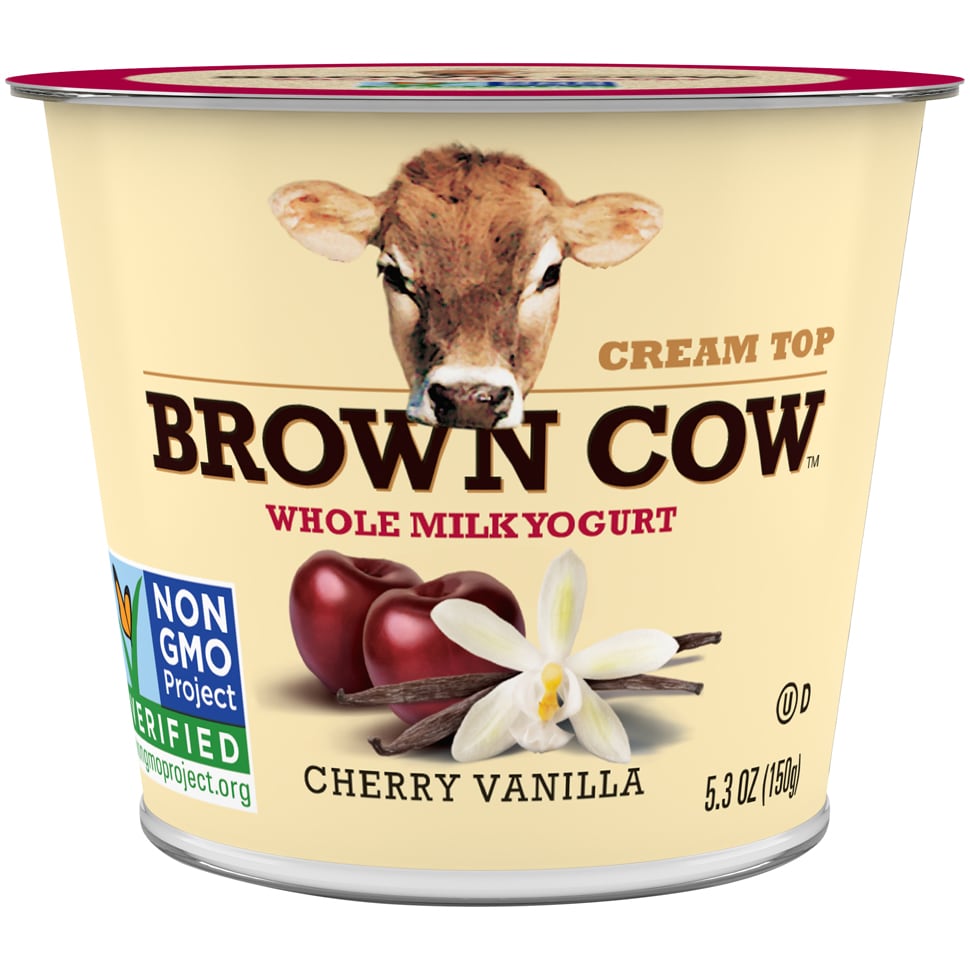 Brown Cow Smooth and Creamy Cream Top Yogurt, Cherry Vanilla