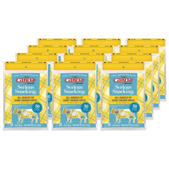 Cabot Serious Snacking 50% Reduced Fat Sharp Cheddar Cheese Bars