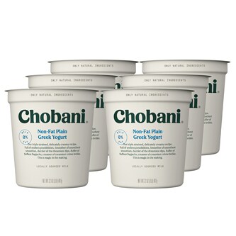 Chobani Non-Fat Greek Yogurt, Plain