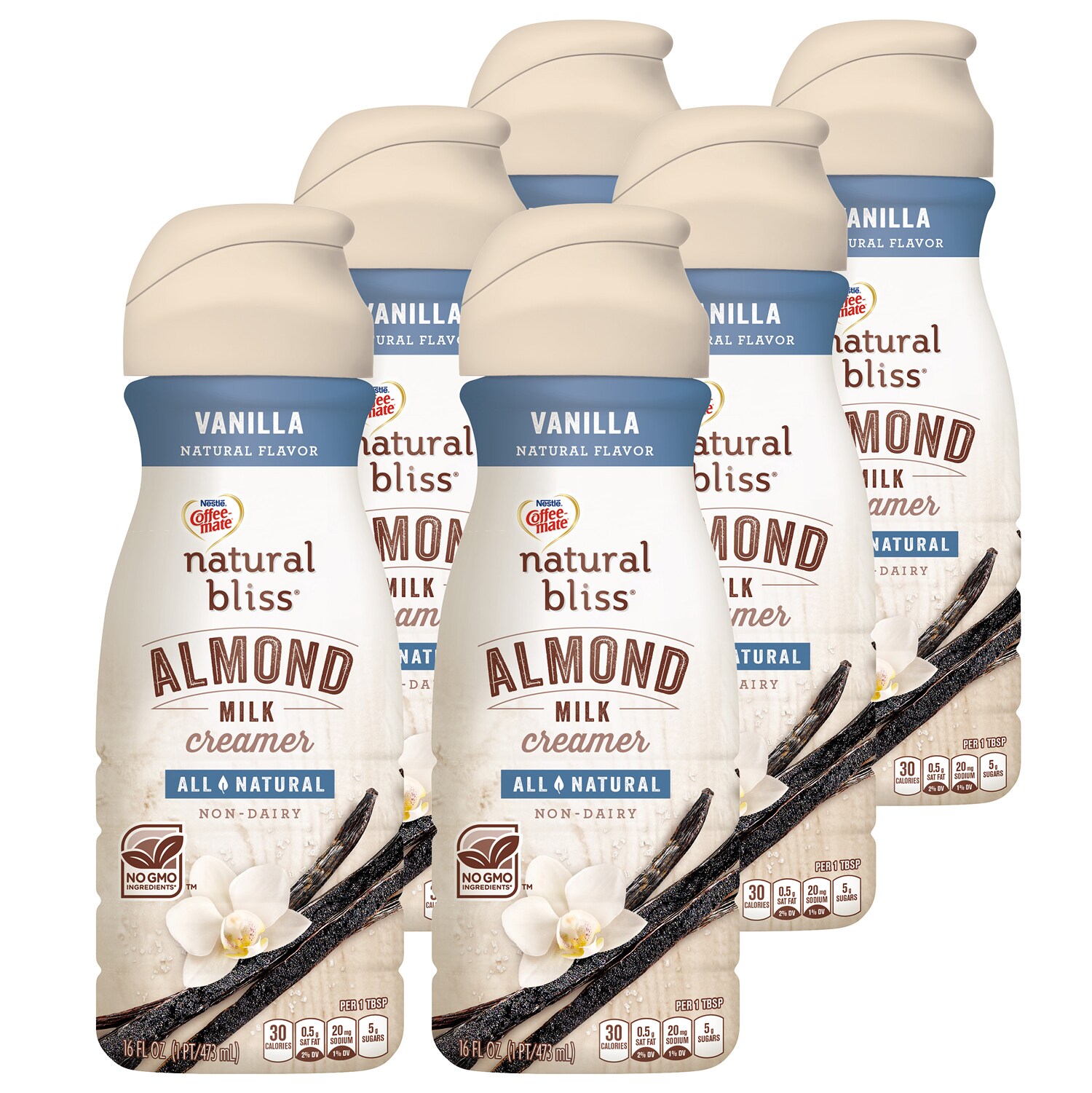 Coffee-Mate Non-Dairy Natural Bliss Coffee Creamer, Vanilla