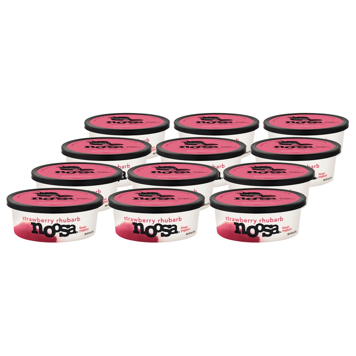 Noosa Finest Yoghurt, Strawberry Rhubarb