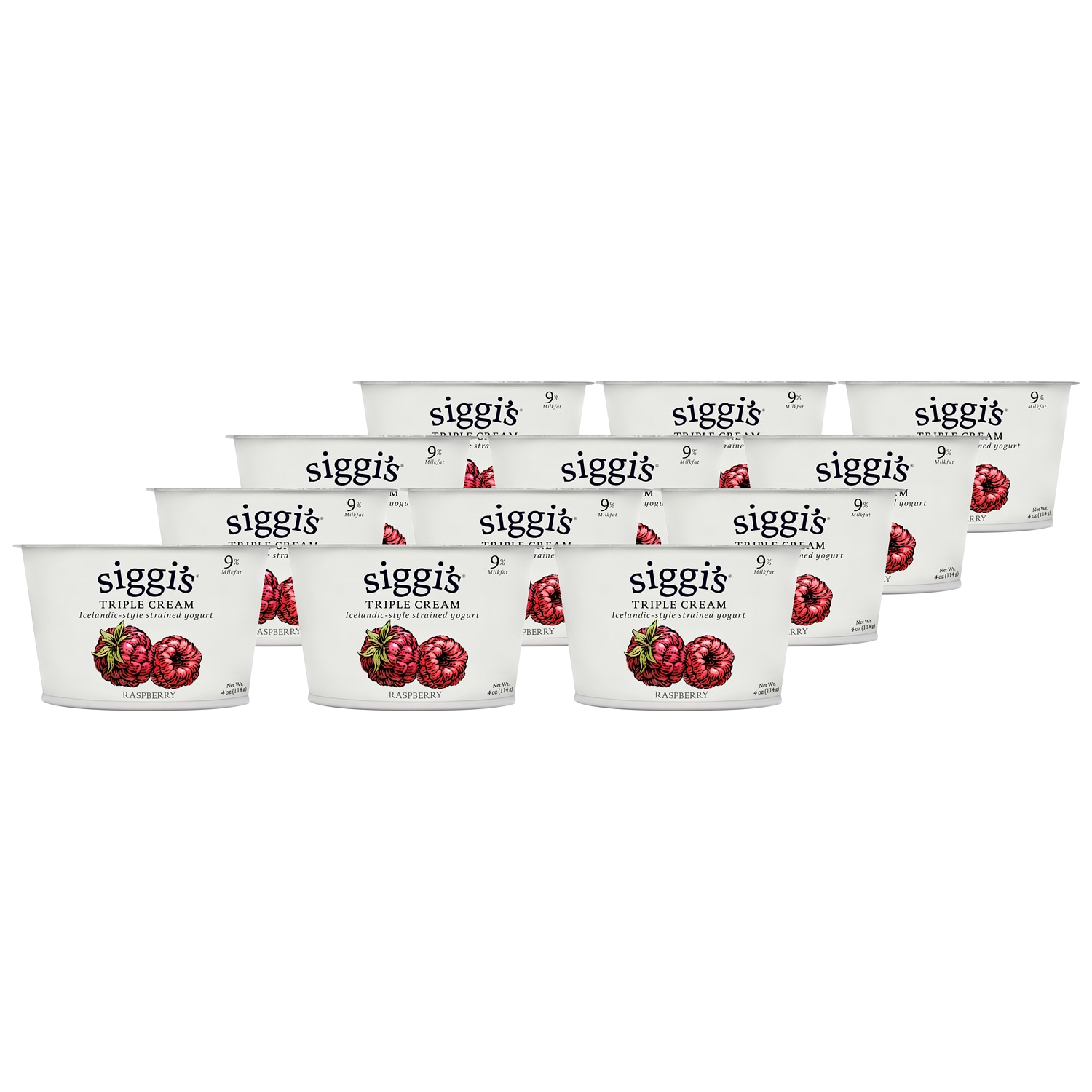 Siggi's Skyr Icelandic-Style Strained Triple Cream Yogurt, Raspberry