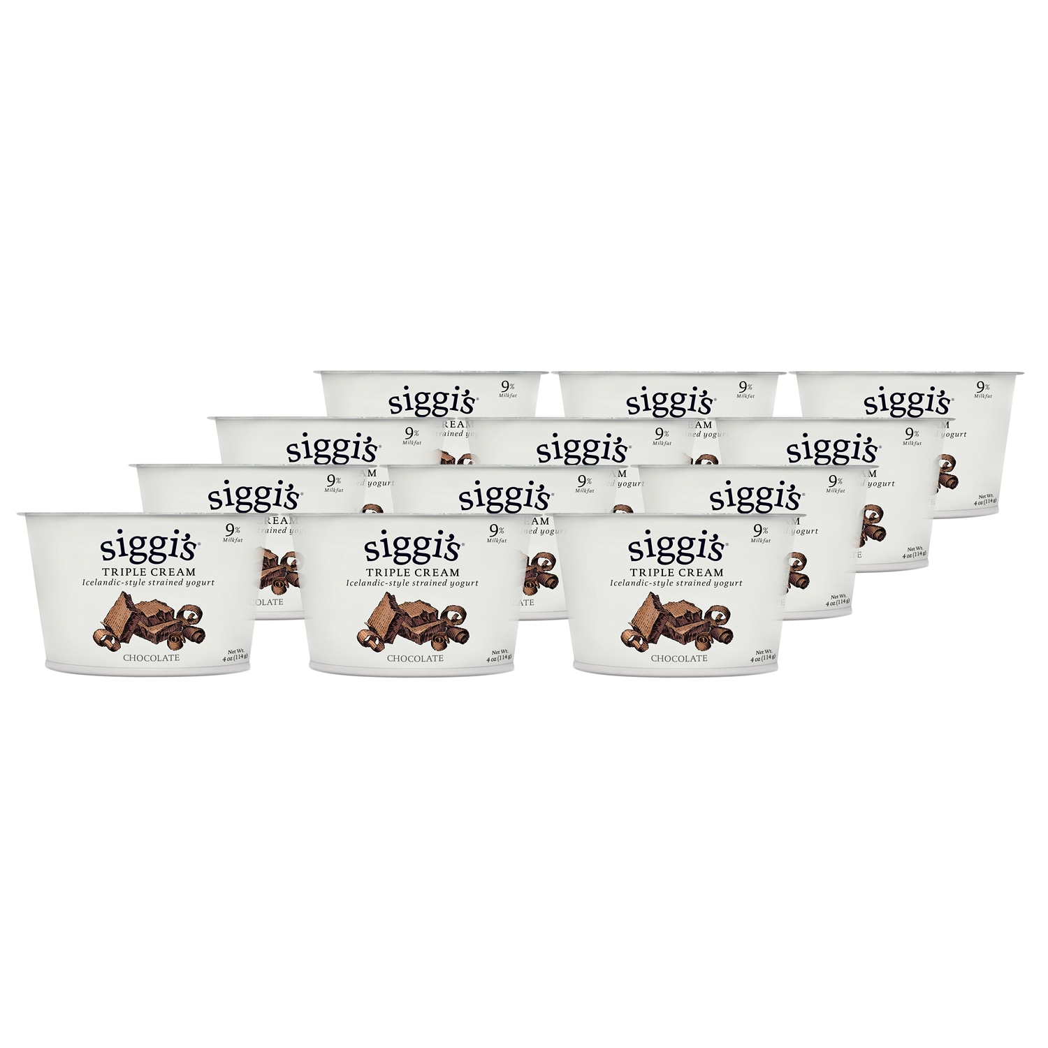 Siggi's Skyr Icelandic-Style Strained Triple Cream Yogurt, Chocolate