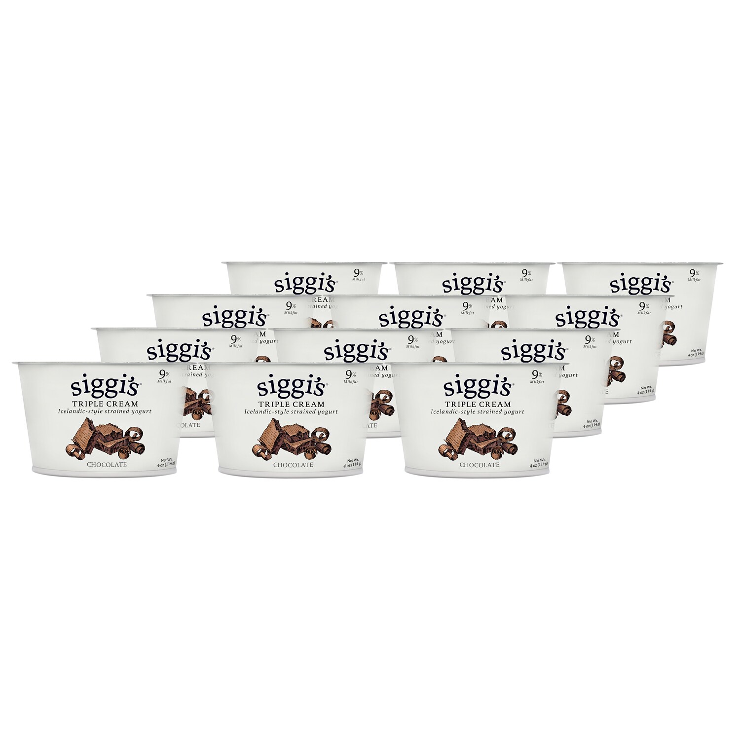 Siggi's Skyr Icelandic-Style Strained Triple Cream Yogurt, Chocolate