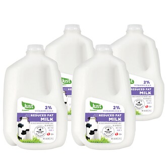 Just FreshDirect 2% Reduced Fat Milk, Plastic Bottles
