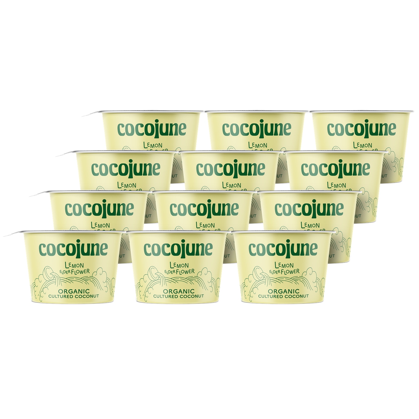 Cocojune Organic Coconut Yogurt, Lemon Elderflower FreshDirect