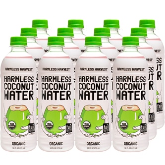 Harmless Harvest Organic Coconut Water, Plastic Bottles